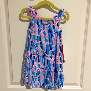 NWT size XS 2-3 Lilly Pulitzer Loro dress Reel Nauti